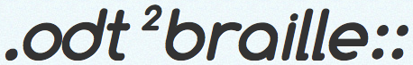 Logo ODT2braille